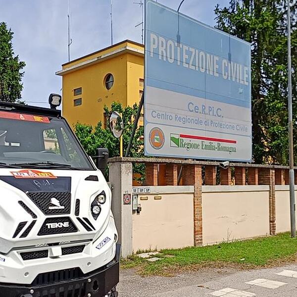 Nel Centro Regionale Protezione Civile Emilia Romagna